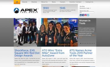 Schermafbeelding van apextoolgroup.com