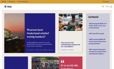 Schermafbeelding van apg.nl
