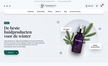 Schermafbeelding van aphroditeskinproducts.nl
