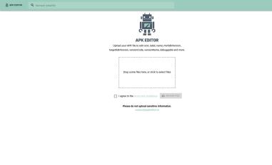 Schermafbeelding van apkeditor.io