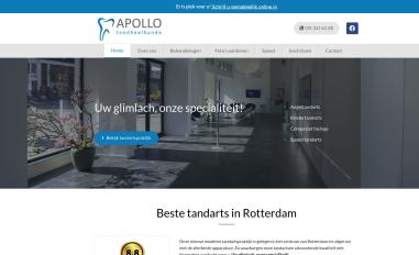 Schermafbeelding van apollotandheelkunde.nl