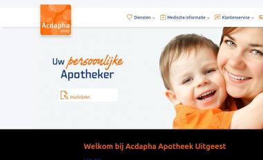 Schermafbeelding van apotheekuitgeest.nl