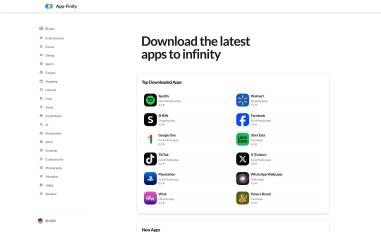 Schermafbeelding van app-finity.com