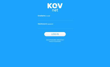 Schermafbeelding van app.kovnet.nl