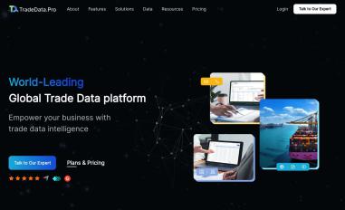 Schermafbeelding van app.tradedata.pro