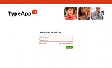 Schermafbeelding van app.typeapp.nl