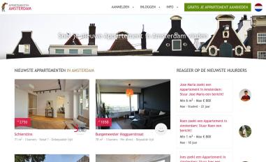 Schermafbeelding van appartementamsterdam.nl