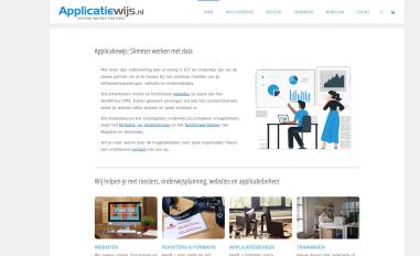 Schermafbeelding van applicatiewijs.nl
