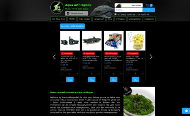 Schermafbeelding van aqua-arthropoda.be