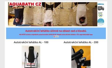 Schermafbeelding van aquabath.cz