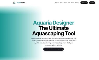 Schermafbeelding van aquaria-designer.com