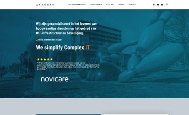 Schermafbeelding van aragorn.nl