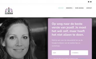 Schermafbeelding van araneadejager.nl