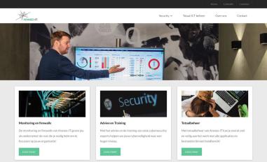 Schermafbeelding van araneo-it.nl