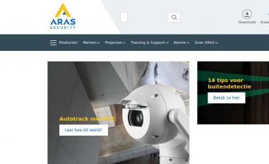 Schermafbeelding van aras.nl