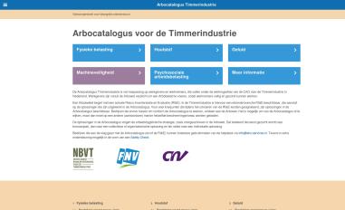 Schermafbeelding van arbocatalogus-timmerindustrie.nl
