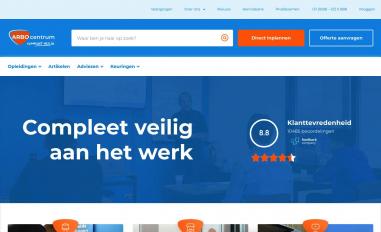Schermafbeelding van arbocentrum.nl