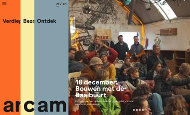 Schermafbeelding van arcam.nl