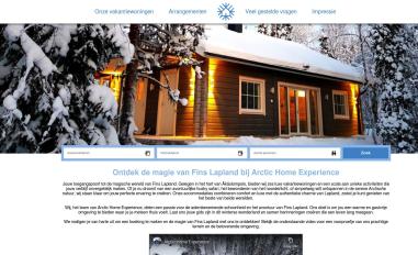 Schermafbeelding van arctichomeexperience.com