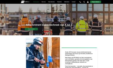 Schermafbeelding van arcyelektro.nl