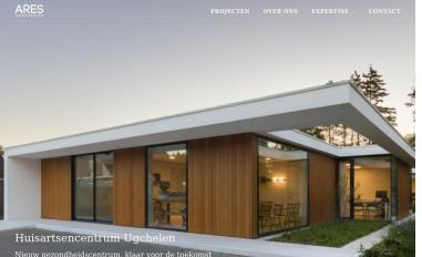 Schermafbeelding van aresarchitecten.nl
