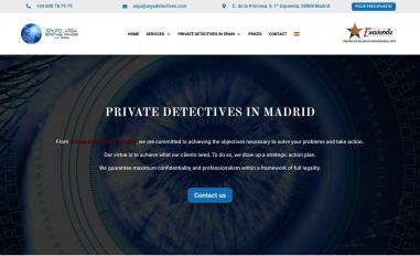 Schermafbeelding van argadetectives.com