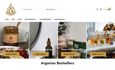 Schermafbeelding van arganian.nl