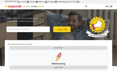 Schermafbeelding van argeweb.nl