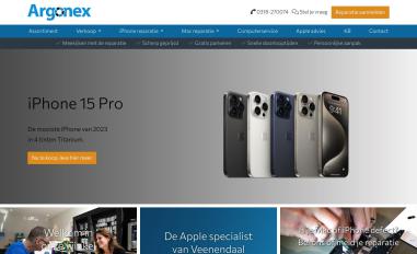 Schermafbeelding van argonex.nl