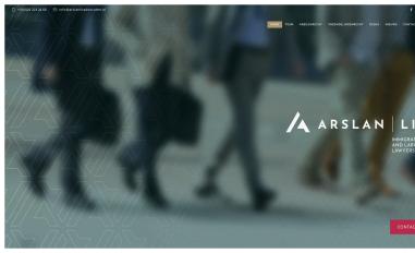 Schermafbeelding van arslanlitadvocaten.nl