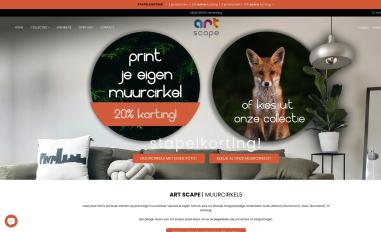 Schermafbeelding van art-scape.nl