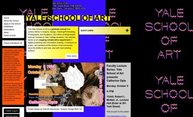 Schermafbeelding van art.yale.edu