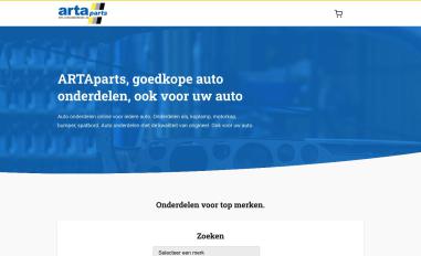 Schermafbeelding van artaparts.nl