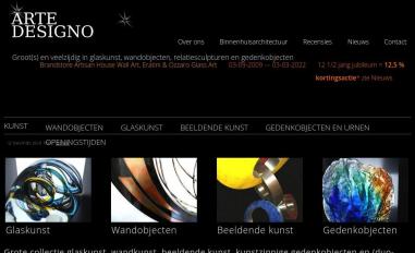 Schermafbeelding van artedesigno.nl