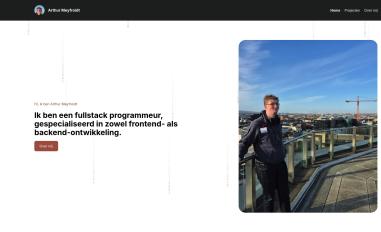 Schermafbeelding van arthurmeyfroidt.netlify.app