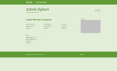 Schermafbeelding van article-sphere.com