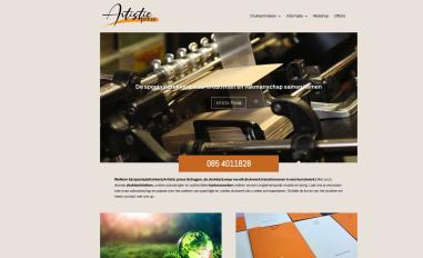 Schermafbeelding van artistic.nl