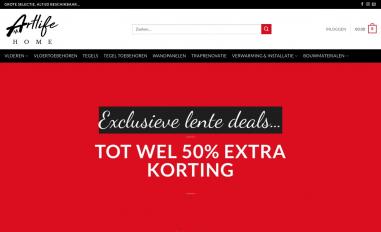 Schermafbeelding van artlifehome.nl