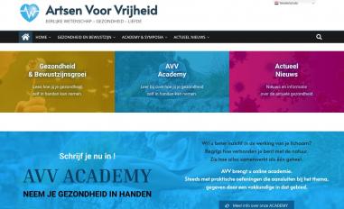 Schermafbeelding van artsenvoorvrijheid.be