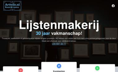 Schermafbeelding van arttello.nl