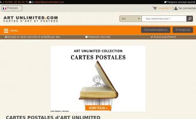 Schermafbeelding van artunlimited.fr