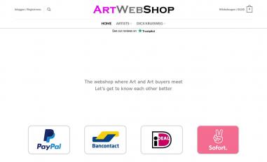 Schermafbeelding van artwebshop.eu