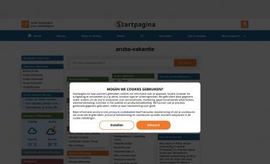 Schermafbeelding van aruba-vakantie.startpagina.nl