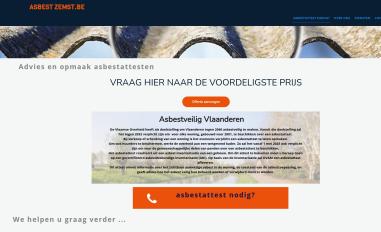 Schermafbeelding van asbestzemst.be