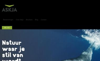 Schermafbeelding van askja.nl