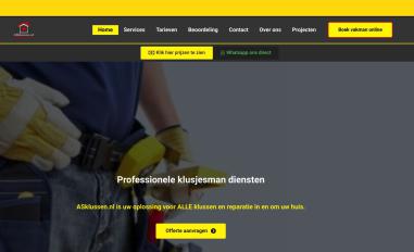 Schermafbeelding van asklussen.nl