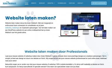 Schermafbeelding van aslanwebtech.nl