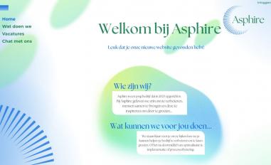 Schermafbeelding van asphire.nl