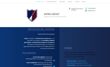 Schermafbeelding van aspiragroup.nl