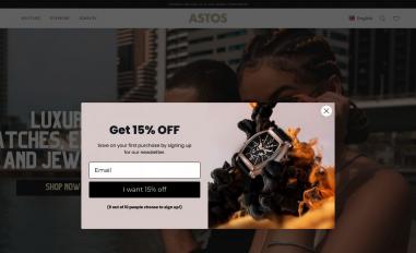 Schermafbeelding van astoswatches.com